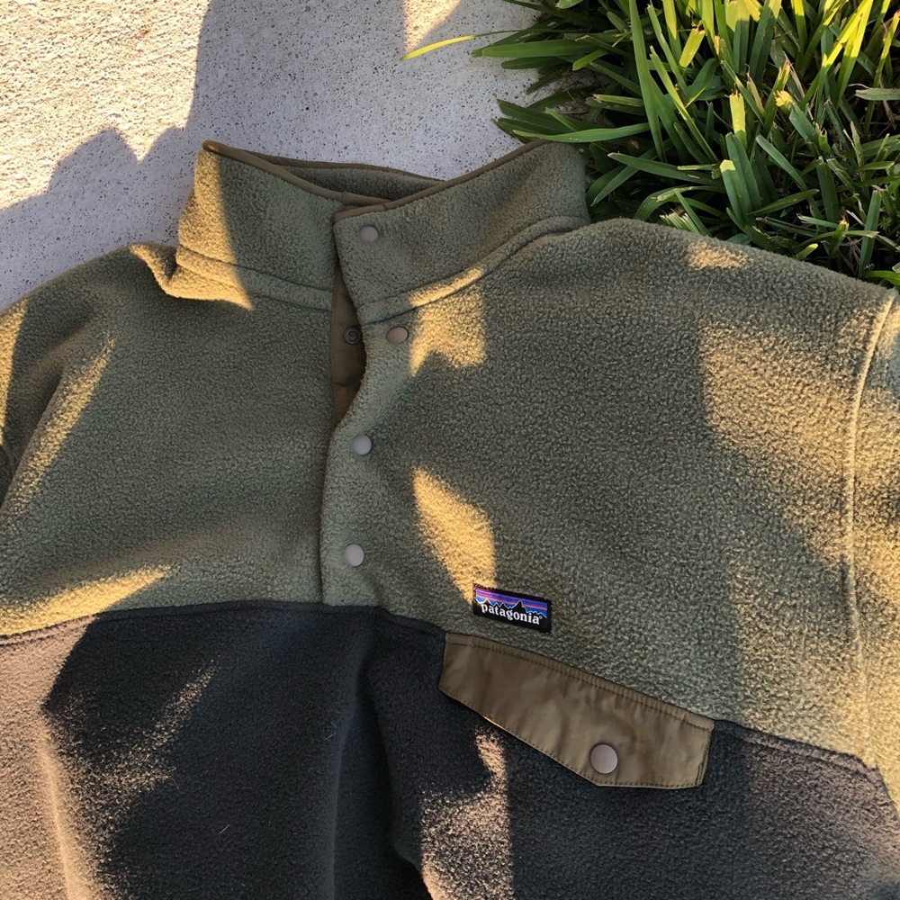 Large Synchilla Patagonia Green Jacket